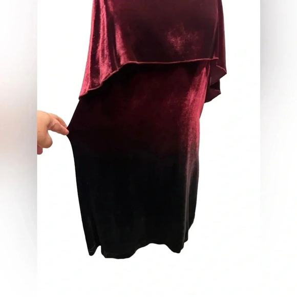 Alice + Olivia Bess Ombre Velvet Sleeveless Slip Dress size 10 - Picture 10 of 14